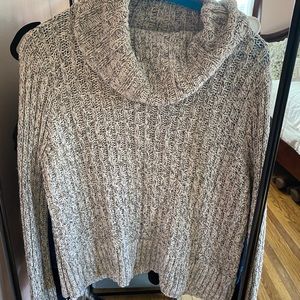 Free people chunky cropped turtle neck sweater